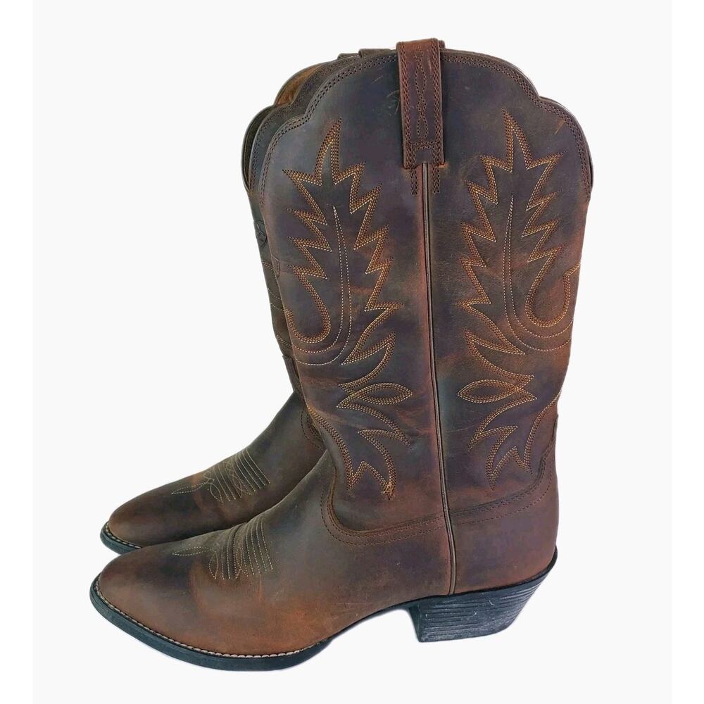 Ariat Rustic Brown Heeled Boots